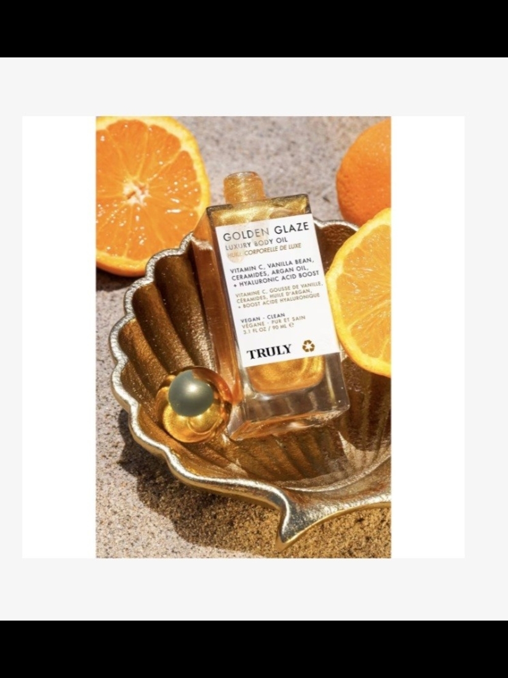 TRULY Golden Glaze Luxury Body Oil - Shimmering Gold